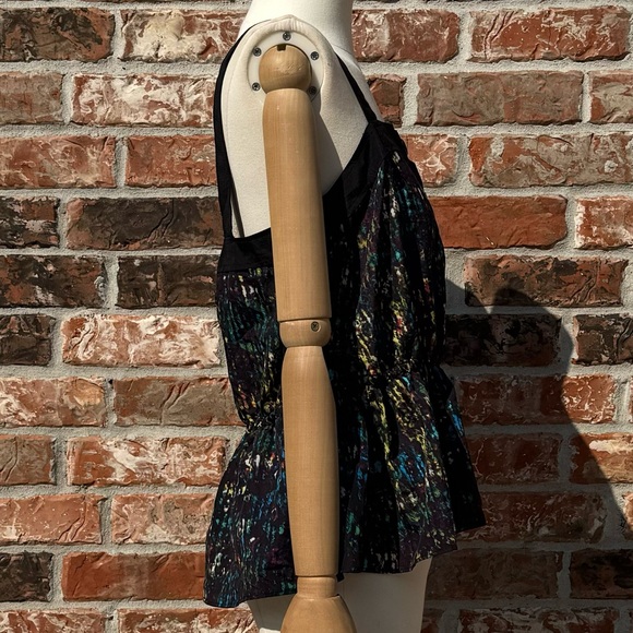 Derek Lam for DesignNation printed tank top with black trim / S / Excellent cond - Picture 7 of 17